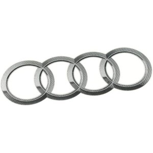 Audi 8R0060306 Rings Emblem Logo Sticker 95 x 56 mm