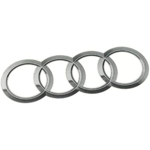 Audi 8R0060306 Rings Emblem Logo Sticker 95 x 56 mm