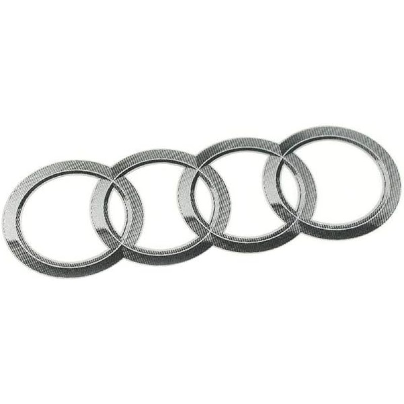 Audi 8R0060306 Rings Emblem Logo Sticker 95 x 56 mm