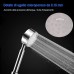 AOKKR Shower Head Bathroom High Pressure Shower Head Hand Shower with 1.5 m Shower Hose and Shower Head Holder, Stainless Steel 18/10 Large Rainfall Water-Saving Filter