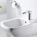 Ibergrif M15004 Washbasin Tap with Water-Saving Function Chrome Silver Bidet