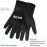 ZCCO 3 mm/5 mm Neoprene Diving Gloves, Dual Layer Thermal Wetsuit Gloves with Elastic Wrist and Non-Slip Particles for Diving, Surfing, Snorkelling