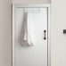 WEBI Door Hook for Hanging, Door Coat Rack with 6 Hooks, Door Hanger, Clothes Hook, Door, Door Hook Rail, White