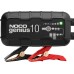 Noco Genius10 зарядно устройство за батерии, напълно автоматично и интелигентно, с 10 ампера зарядна мощност за 6 V и 12 V батерии