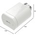 Somfy 1870508 Conected Thermostatic Valve Io, For Controlling the Temperature of Hot Water Radiators with the Tahoma Home Automation Box, Quiet, One Size, White