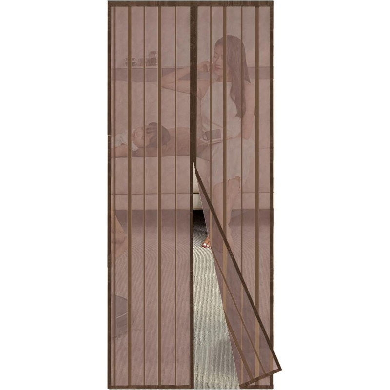 Sekey Magnet Fly Screen Door Curtain for Wood, Iron, Aluminium Doors and Balcony