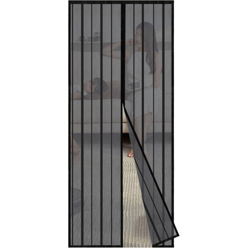 Sekey Magnet Fly Screen Door Curtain for Wood, Iron, Aluminium Doors and Balcony
