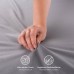 Blumtal® Premium Fitted Sheet, 90 x 200 cm, Set of 2, Jersey, Oeko-Tex Certified Bed Sheet, 90 x 200 cm, 100% Cotton, Fitted Sheet 90 x 200 cm for Mattresses up to 25 cm, 90 x 200 cm, Grey