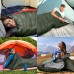 Coolzon Outdoor Sleeping Bag for Camping, 3-4 Seasons, Adult Blanket Sleeping Bag, Small Pack Size, Ultralight Carry Bag, Soft Thick and Warm for Outdoor Camping, Travel, Hiking, Green