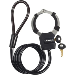 Master Lock Cable Lock with Key 1m Ideal for Scooter Bike Pushchair Sports Equipment
