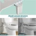 SAMODRA Bidet Attachment, Non-Electric Bidet Toilet Attachment with Retractable Self-Cleaning Double Nozzles, Front and Rear Cleaning, Adjustable Pressure Switch for Cold Water, white