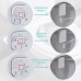 SAMODRA Bidet Attachment, Non-Electric Bidet Toilet Attachment with Retractable Self-Cleaning Double Nozzles, Front and Rear Cleaning, Adjustable Pressure Switch for Cold Water, white
