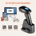 Tera Pro Extreme Performance 1MP Camera Barcode Scanner QR 2D 1D Bluetooth Barcode Scanner Wireless 2.4G with USB Charging Station High Resolution Scanning HW0007