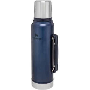Stanley Classic Legendary Thermos Bottle, 1 L, Keeps Hot or Cold for 24 Hours, Stainless Steel Thermos Flask, BPA-Free, Dishwasher Safe, Nightfall