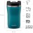 Aladdin Barista Café Stainless Steel Travel Mug, Aqua Blue, 0.25 Litre