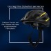 Fischer Erwachsene Fahrradhelm, Radhelm, Cityhelm Urban, S/M oder L/XL, mit beleuchtetem Innenring-System