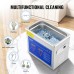 VEVOR Ultrasonic Cleaner 3L Cleaner Ultrasonic Device Ultrasonic Cleaner with Heating Digital Timer for Glasses Jewellery False Teeth Coins