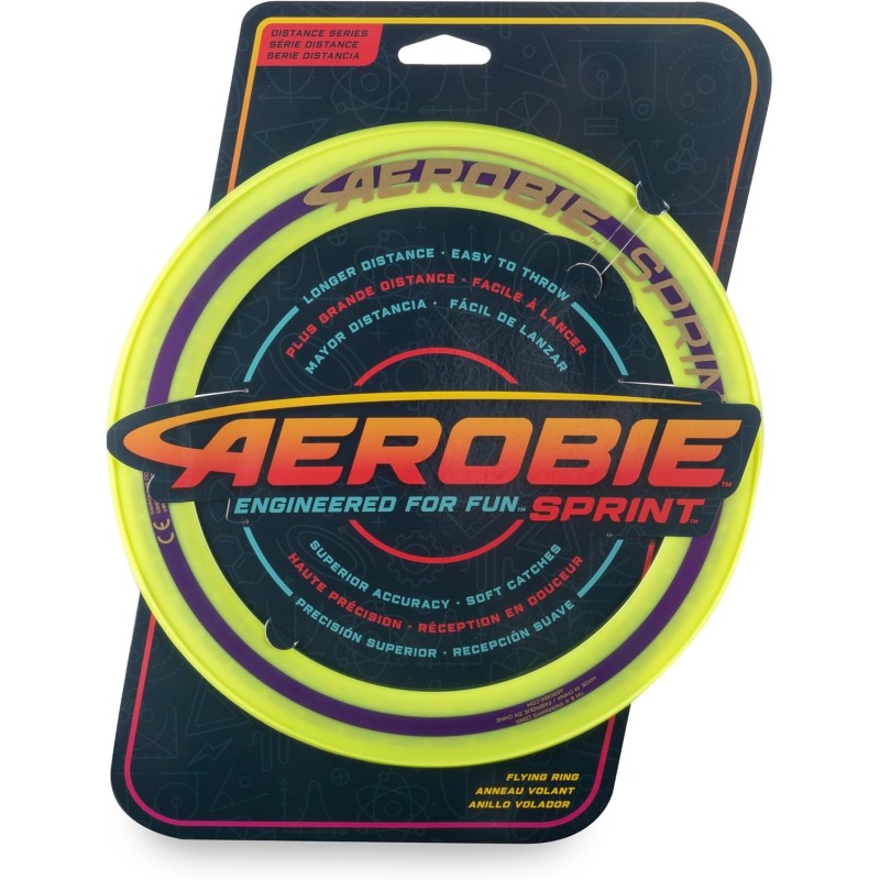 Aerobie Spring Flying Ring, yellow
