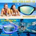 Adispotg Swimming Goggles for Men Women Teenagers Diving Goggles Adult Anti-Fog and UV Protection Adjustable Strap Comfort Professional Swimming Goggles for Men Women Girls Boys 10+ Years