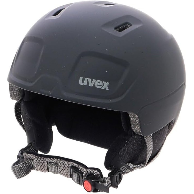 uvex Unisex Youth Heyya Pro Ski Helmet, Black Matt, 54-58 cm