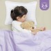 Utopia Bedding Toddler Pillow 33 x 45 cm, Set of 2 Children's Pillows, Breathable Polycotton Fabric, Children's Pillow for Sleeping, Pillow for Toddlers, for Children from 2 Years (White)