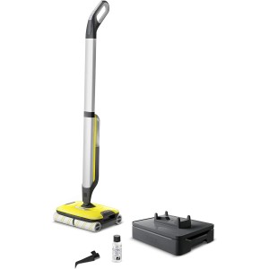 Kärcher FC 7 Cordless Hard Floor Cleaner (Electric and Wireless Floor Cleaner for 135 m², Effortless Cleaning at Only 71 dB in One Process)