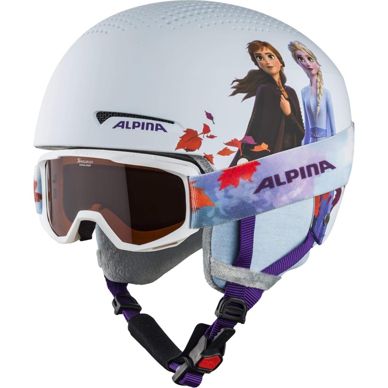 ALPINA Zupo Stylish and Safe Children's Hard Shell Helmet with Removable Ear Pads, Innovative Ventilation System, Optimal Shock Absorption