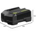 Stanley FatMax 18V Fast Charger SFMCB14 (4A Charging Current for Fast Charging, Can be Used for All Stanley FatMax 18 Volt V20 Series Batteries, with LED Charge Status Indicator with 4 Display Modes)