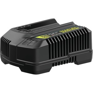 Stanley FatMax 18V Fast Charger SFMCB14 (4A заряден ток за бързо зареждане, може да се използва за всички батерии Stanley FatMax 18 Volt V20 Series, с LED индикатор за състоянието на зареждането с 4 режима на дисплея)