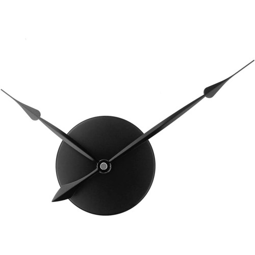 Timelike 3D Clock Hands DIY Large Clock Movement Mechanism 3D Wall Clocks Quartz Clock Accessories for Home Art Decoration Black 23.5x31.5cm