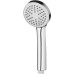 Ibergrif M20217 Shower Head & Shower Head Water-Saving Hand Shower with Shower Head Universal 1/2 Inch Rain Shower Diameter 83 mm (Chrome, Easy Assembly & Easy to Clean)