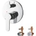 Ibergrif - 2 Function Flush Mounted Shower Faucet Chrome