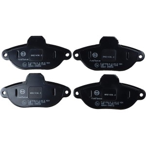 AutoMentum AM21436.2 Brake Pad Set 4 Pieces for Fiat Panda / Panda Classic (169_) 2003- Front Axle and Other Vehicles