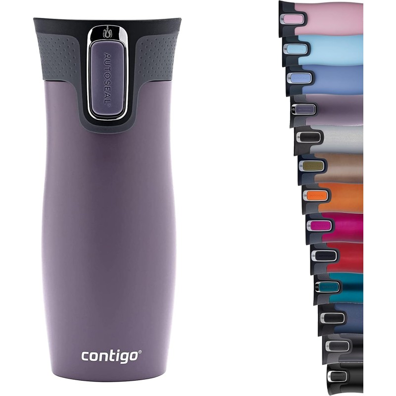 Contigo West Loop Autoseal Thermal Mug, Stainless Steel, Insulated Travel Cup for Coffee, Leak-Proof