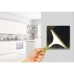 Maclean MCE touch light switch, wall switch, glass switch with colour changing LED backlight, built-in switch, 85 x 85 mm