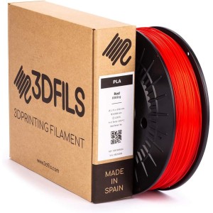 3DFILS EsFil PLA Ingeo 3D850 Filament for 3D Printer 1.75 mm 1 kg Red