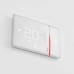Bticino SXW8002 Smarther2 Digital WiFi Thermostat with Netatmo, Flush-Mounted Thermostat, Programmable, App Control, Alexa and Google, Humidity Display, White