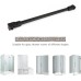 M-Home Wall to Glass Holder Matte Black Stainless Steel for 6mm to 10mm Thick Glass