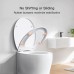 Pipishell Toilet Seat with Soft-Close Mechanism, Quick Release Function for Easy Cleaning