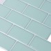 Art3d A17000GN Peel & Stick Tile Mirrors, Kitchen, Gloss Teal Green, 30 x 30 cm
