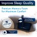 Physician Developed Knee Pillow - Physician Written Manual Included - Medical Memory Foam Wedge for Side Sleepers, Sciatica, Lower Back Pain - Leg Pillow for Side Sleepers