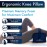 Physician Developed Knee Pillow - Physician Written Manual Included - Medical Memory Foam Wedge for Side Sleepers, Sciatica, Lower Back Pain - Leg Pillow for Side Sleepers