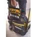 STANLEY STST83307-1 Work Backpack Tool Backpack with Telescopic Handle and Wheels (15 kg Load Capacity, 600 Denier for High Tear Resistance, Removable Organiser, Plastic Feet)