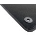 Vauxhall Crossland-X 2017 Onwards Tailored Black Car Mats Non Slip Rubber Heel Protectors Fixing Buttons