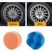 SPTA Sponge Wool Polishing Pad Compound Kit with M14 Drill Adapter Kit + Polishing Pad + Cleaning Brush for RO/DA Double Action Polisher (3 Inches / 80 mm) Pack of 33