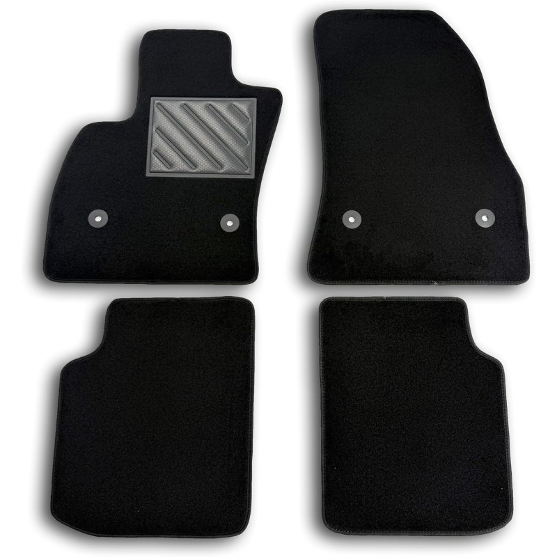 Fiat 500L Cross Wagon Restyling 2017 Onwards Non-Slip Reinforced Heel Pads Fixing Buttons