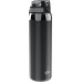 ion8 Leak Proof 1-Litre Sports Water Bottle, Stainless Steel, 1200 ml, Grey