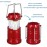 moses. Expedition Nature Campfire Lamp, LED Camping Lamp, Portable Lantern for Camping, Hiking or Camping for Children, with Metal Hanger for Hanging, Red