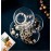 YAIHE 3 4 5 Tier Acrylic 360 Degree Rotating Jewelry Makeup Storage Box for Earrings Necklace Rings