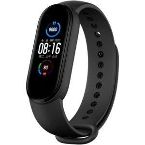 Xiaomi Mi Band 5 Global Version 1.1 Inch (2.8 cm), Amoled Colour Display, Unisex Fitness Wristband, Black